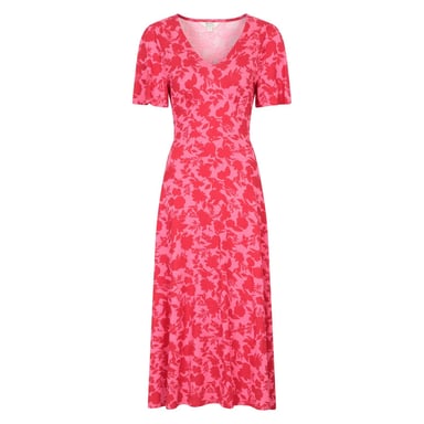 Mountain Warehouse Womens/Ladies Como Flowers Midi Dress (Coral)