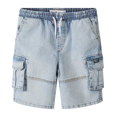 Minoti Boys Denim Cargo Shorts (Blue)
