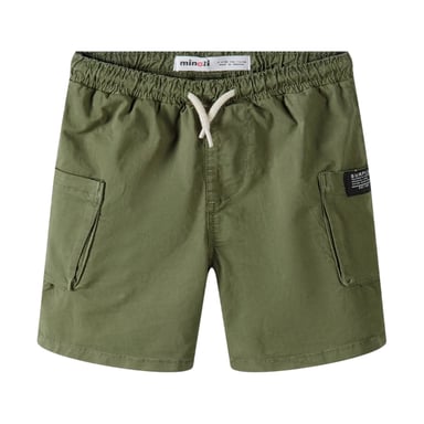 Minoti Boys Woven Cargo Shorts (Khaki Green)