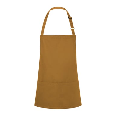 Karlowsky Womens/Ladies Short Pocket Bib Apron (Mustard)