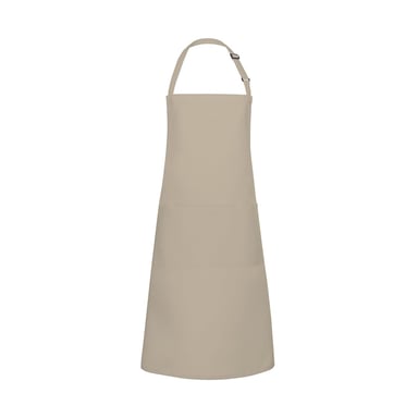 Karlowsky Pocket Buckle Bib Apron (Sand)