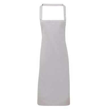 Premier Organic Cotton Bib Apron (Silver)