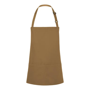 Karlowsky Womens/Ladies Short Pocket Bib Apron (Camel)