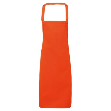 Premier Organic Cotton Bib Apron (Orange)