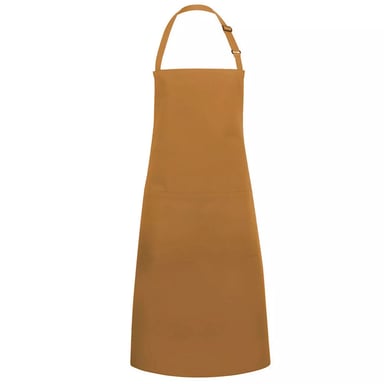 Karlowsky Basic Pocket Buckle Bib Apron (Camel)