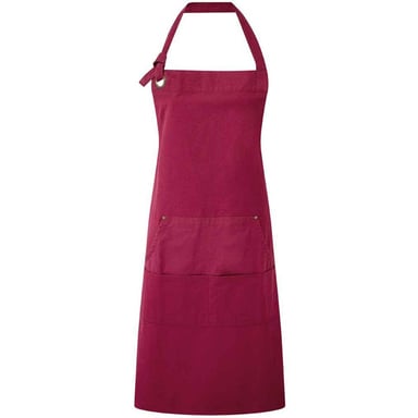 Premier Calibre Heavy Cotton Pocket Apron (Burgundy)