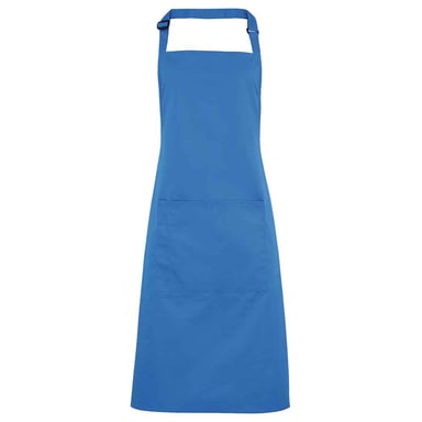 Premier Unisex Adult Colours Collection Pocket Bib Apron (Sapphire)