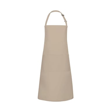 Karlowsky Basic Pocket Bib Apron (Sand)