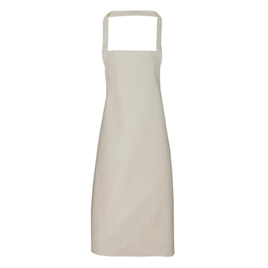 Premier Organic Cotton Bib Apron (Natural)