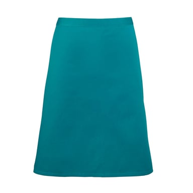 Premier Unisex Adult Colours Collection Mid Length Waist Apron (Teal)