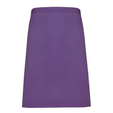 Premier Unisex Adult Colours Collection Mid Length Waist Apron (Rich Violet)