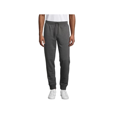 SOLS Unisex Adult Jumbo Fleece Jogging Bottoms (Charcoal Melange)