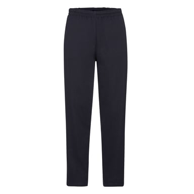 Fruit of the Loom Mens Open Hem Jogging Bottoms (Deep Navy)