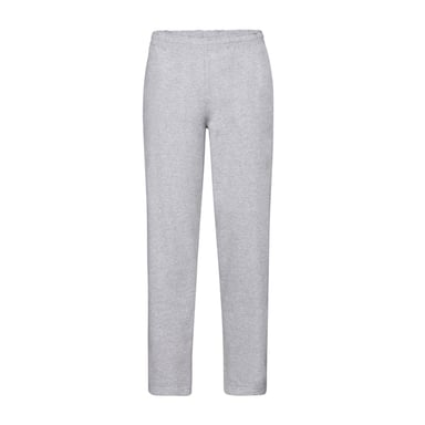Fruit of the Loom Mens Classic Open Hem Jogging Bottoms (Heather Grey)