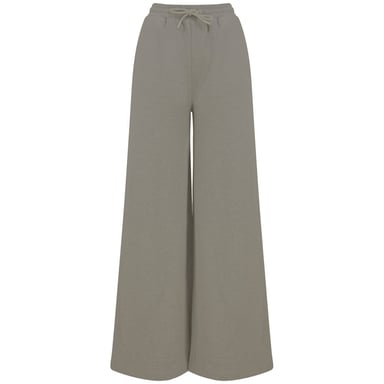 SF Women Womens/Ladies Fashion Sustainable Wide Leg Jogging Bottoms (Khaki)