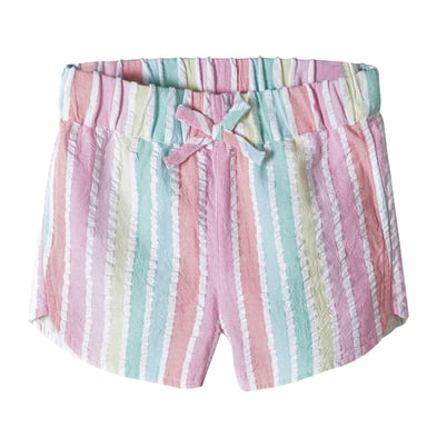Minoti Girls Striped Shorts (Multicoloured)
