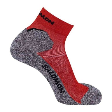 Salomon Unisex Adult Speedcross Ankle Socks (Red/Grey)