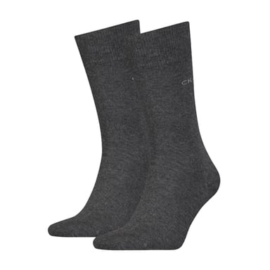 Calvin Klein Mens Embroidered Logo Socks (Grey)