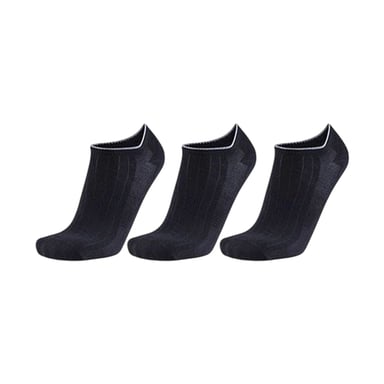 Replay Unisex Adult Ultra Light Liner Socks (Pack of 3) (Black/Grey)