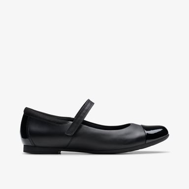 Scala Gem Y Black Leather Schoenen
