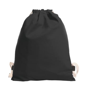 Halfar Earth Drawstring Bag (Black)