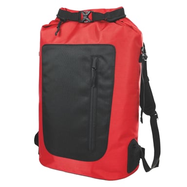 Halfar Storm Colour Block Backpack (Red/Black)