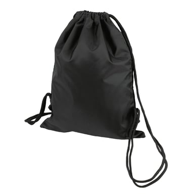 Halfar Taffeta Sport Drawstring Bag (Black)
