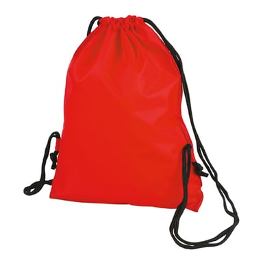 Halfar Taffeta Sport Drawstring Bag (Red)