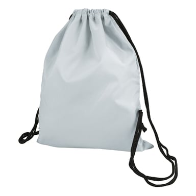 Halfar Taffeta Sport Drawstring Bag (Light Grey)