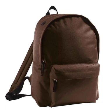 SOLS Rider Plain Backpack (Chocolate)