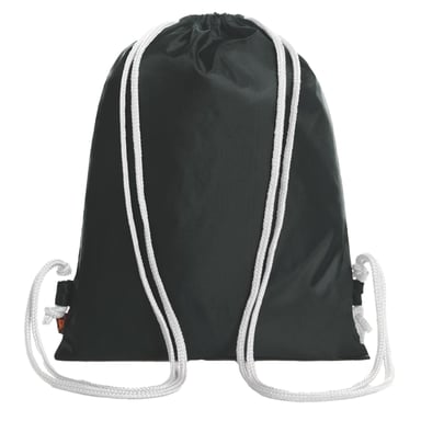 Halfar Flash Drawstring Bag (Black/White)