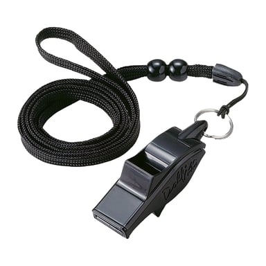 Molten Dolfin Pro Whistle and Lanyard (Black)