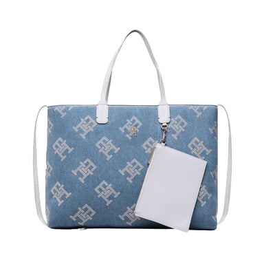 Tommy Hilfiger Repeat Logo Handbag (Blue)