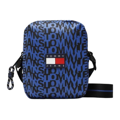 Tommy Hilfiger Monogram All-Over Print Crossbody Bag (Blue)