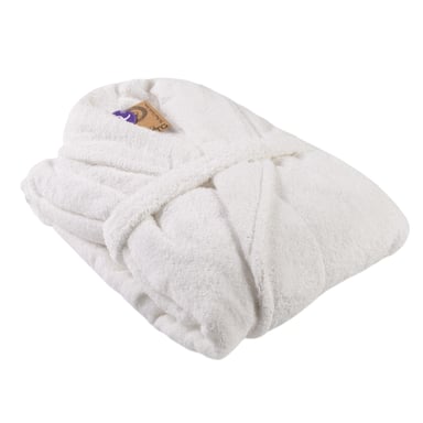 ARTG Womens/Ladies Shawl Collar Robe (White)