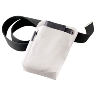 Exner Plain Cotton Waist Bag (White)