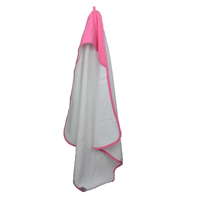 ARTG Baby Print-Me Hooded Towel (White/Pink)