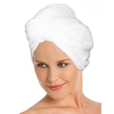 Vossen Terrycloth Turban (White)