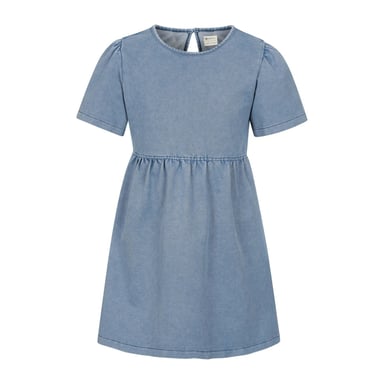 Mountain Warehouse Girls Elodie Plain Chambray Midi Dress (Blue)