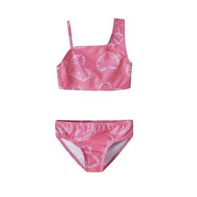 Minoti Girls Hearts Glitter Bikini Set (Pink)