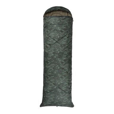 Mountain Warehouse Apex Camo Square Midseason Sleeping Bag (Dark Khaki)