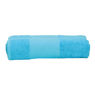 ARTG Print-Me Bath Towel (Aqua Blue)