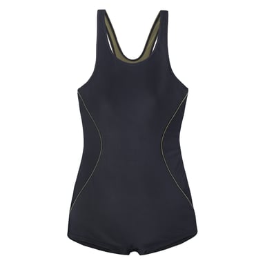 Aquawave Womens/Ladies Qarakuma One Piece Swimsuit (Black/Green)