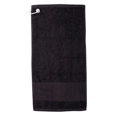 Towel City Printable Hand Towel (Black)