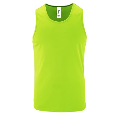 SOLS Mens Sporty Tank Top (Neon Green)