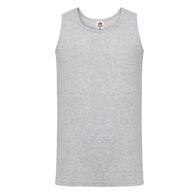 Fruit of the Loom Unisex Adult Valueweight Athletic Tank Top (Heather Grey)