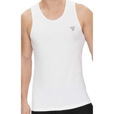 Guess Mens Wide Straps Tank Top (White)