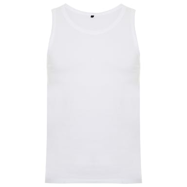 Roly Mens Texas Plain Tank Top (White)