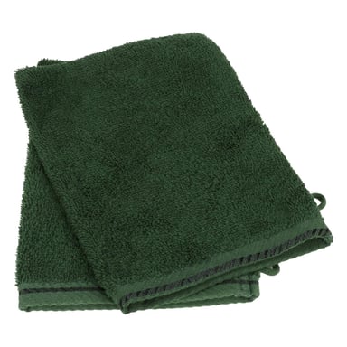 ARTG Satijn Biezen Washandschoen (Donkergroen)