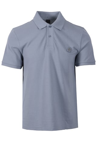 MOOSE KNUCKLES EVERETT POLO SHIRT JET STREAM